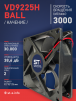 Вентилятор  VD 9225H Ball (качения) 12V, 3000 об.мин, 0,3А - st-e.info - Липецк