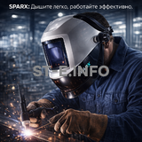 Маска сварщика Sparx с устройством подачи воздуха - st-e.info - Липецк