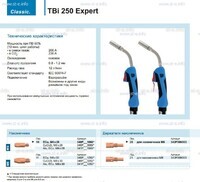 Горелка для полуавтоматической сварки TBi 250 Expert, длина 5 m. - st-e.info - Липецк