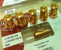 Сопло контактное для плазмотрона LC65/80/100 60A арт. W03X0893-34A - st-e.info - Липецк