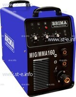 Сварочный полуавтомат инверторный одноблочный Brima MIG/MMA-160 - st-e.info - Липецк