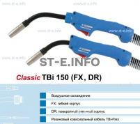 Горелка для полуавтоматической сварки TBi 240-blue-ESG, длина 5 метров - st-e.info - Липецк