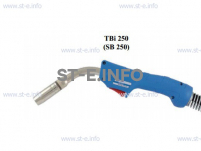 Горелка для полуавтоматической сварки TBi 250-blue-ESG, длина 3 метра - st-e.info - Липецк