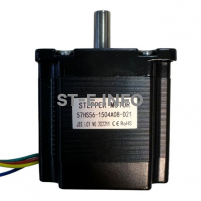 Двухфазный шаговый двигатель 57HS56-1504А08-D21 вал 8,00 мм - st-e.info - Липецк