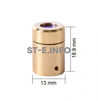 Защитный колпачок с защитным стеклом для QBH коннектора оптоволокна MAXQBHE05 - st-e.info - Липецк