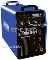 Сварочный инверторный полуавтомат BRIMA MIG/MMA 250-1 (220) - st-e.info - Липецк