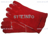 Перчатки-краги сварщика TETU 104 KEVLAR RED - st-e.info - Липецк