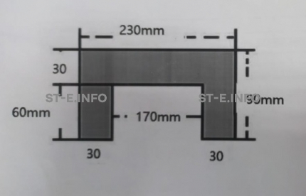 Гофрозащита усиленная 3600x230x30 для станков  - st-e.info - Липецк