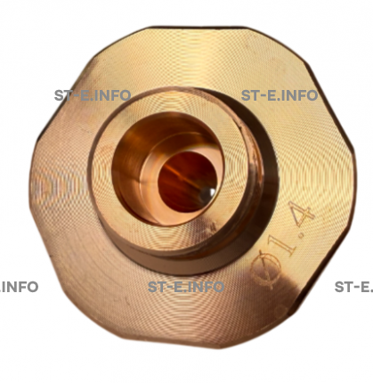 Сопло шестигранное для лазерной резки д.4,0 мм арт. BD32-15-40-S - st-e.info - Липецк