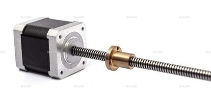 Шаговый двигатель 42HSL48-1204JA08-E150 (Tr8*8) - st-e.info - Липецк