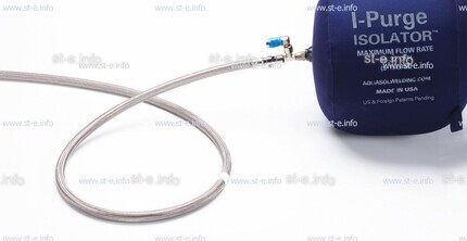 Односторонняя заглушка с трубкой и клапаном ISO 30" (765 mm)  - st-e.info - Липецк