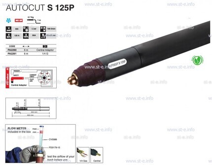 Плазмотрон для механизированной резки AUTOCUT S 125 P, 10 M - st-e.info - Липецк