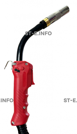 Сварочная горелка для полуавтомата QTB-500 разъем PNA (штырь),  2 метра - st-e.info - Липецк