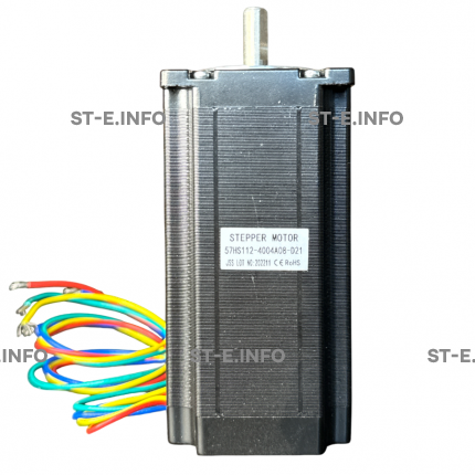 Двухфазный шаговый двигатель 57HS112-4004А08-D21 вал 8,0 мм - st-e.info - Липецк
