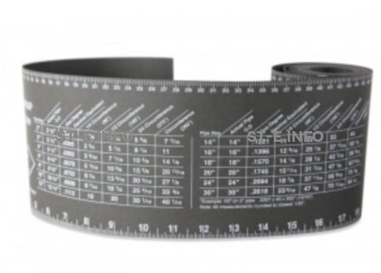 Лента для разметки труб 128mm*4000mm - st-e.info - Липецк